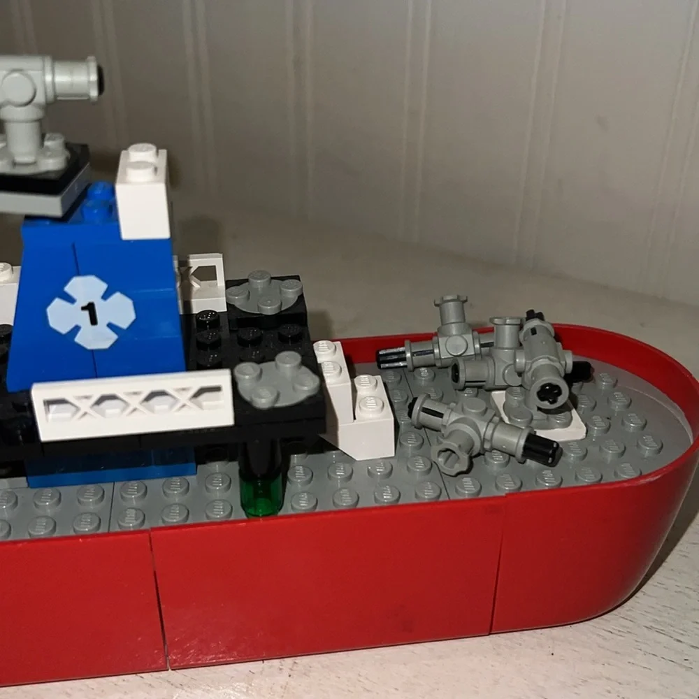 Vintage Lego Fire Fighter Boat Set 775